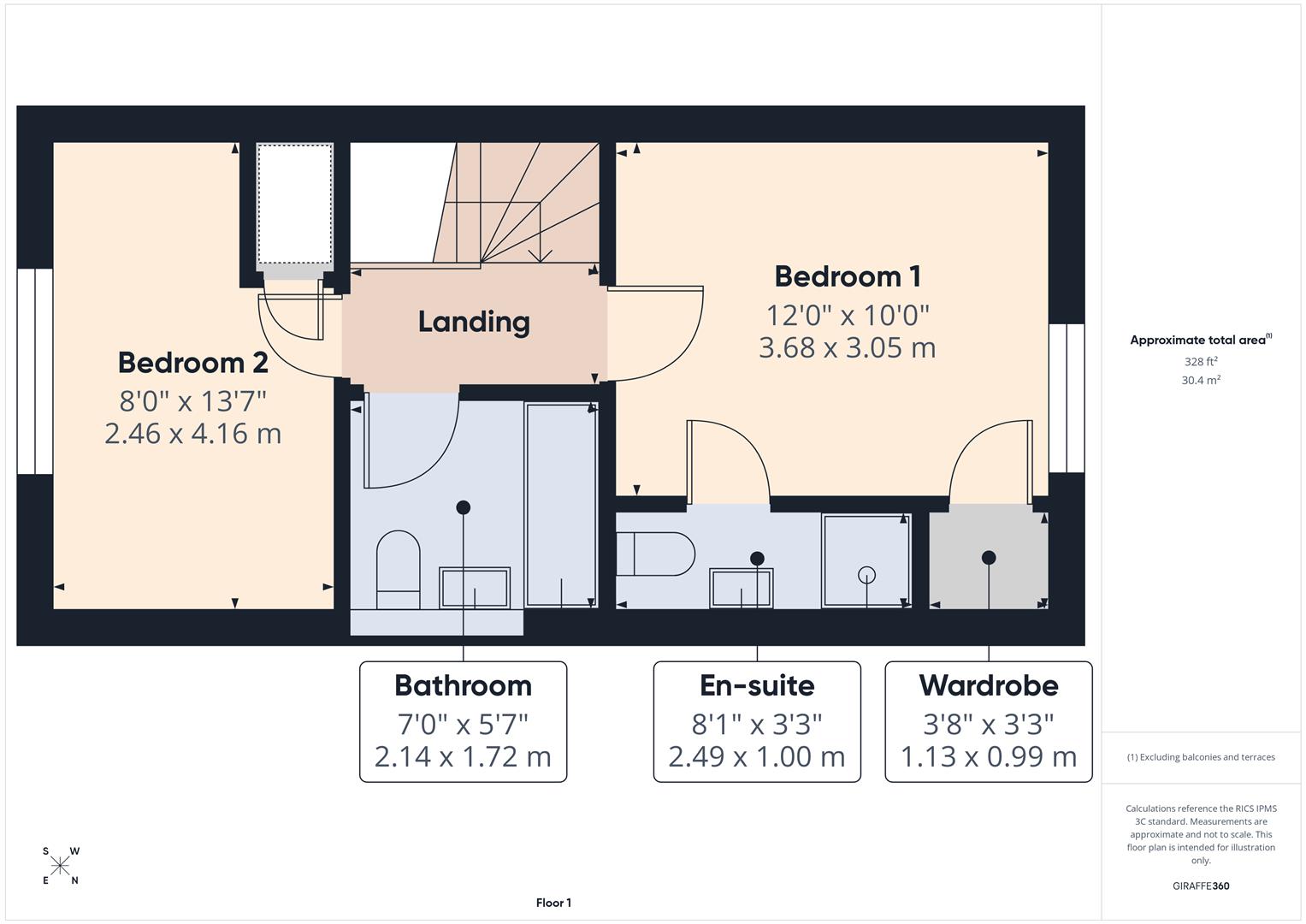 Floorplans For 39, Redcliff Close