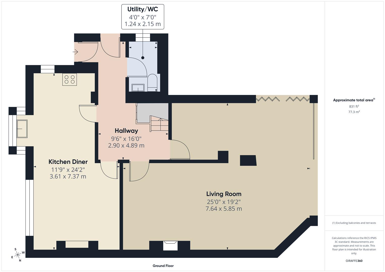 Floorplans For Dunsley Drive, Kinver, Stourbridge