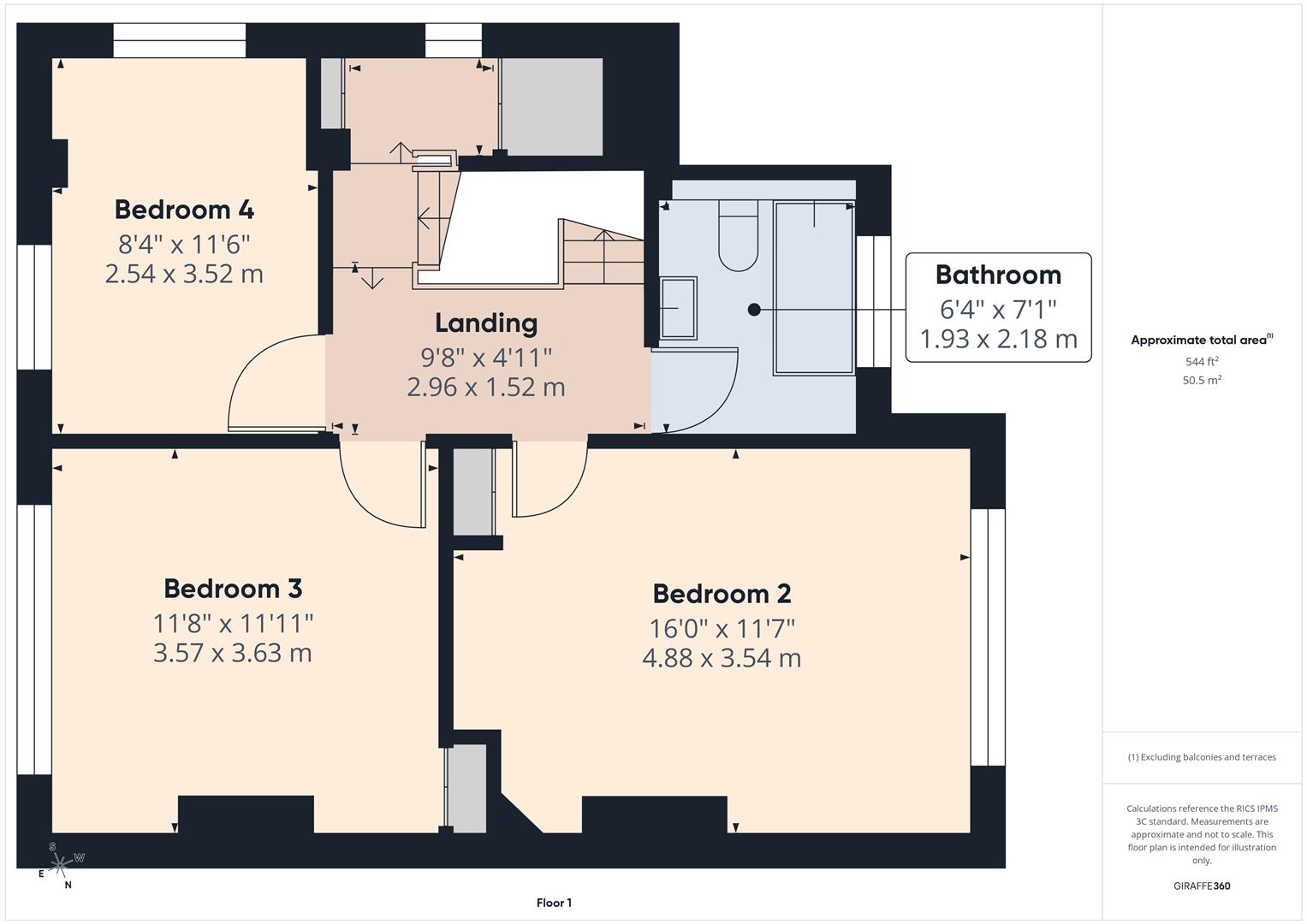 Floorplans For Dunsley Drive, Kinver, Stourbridge
