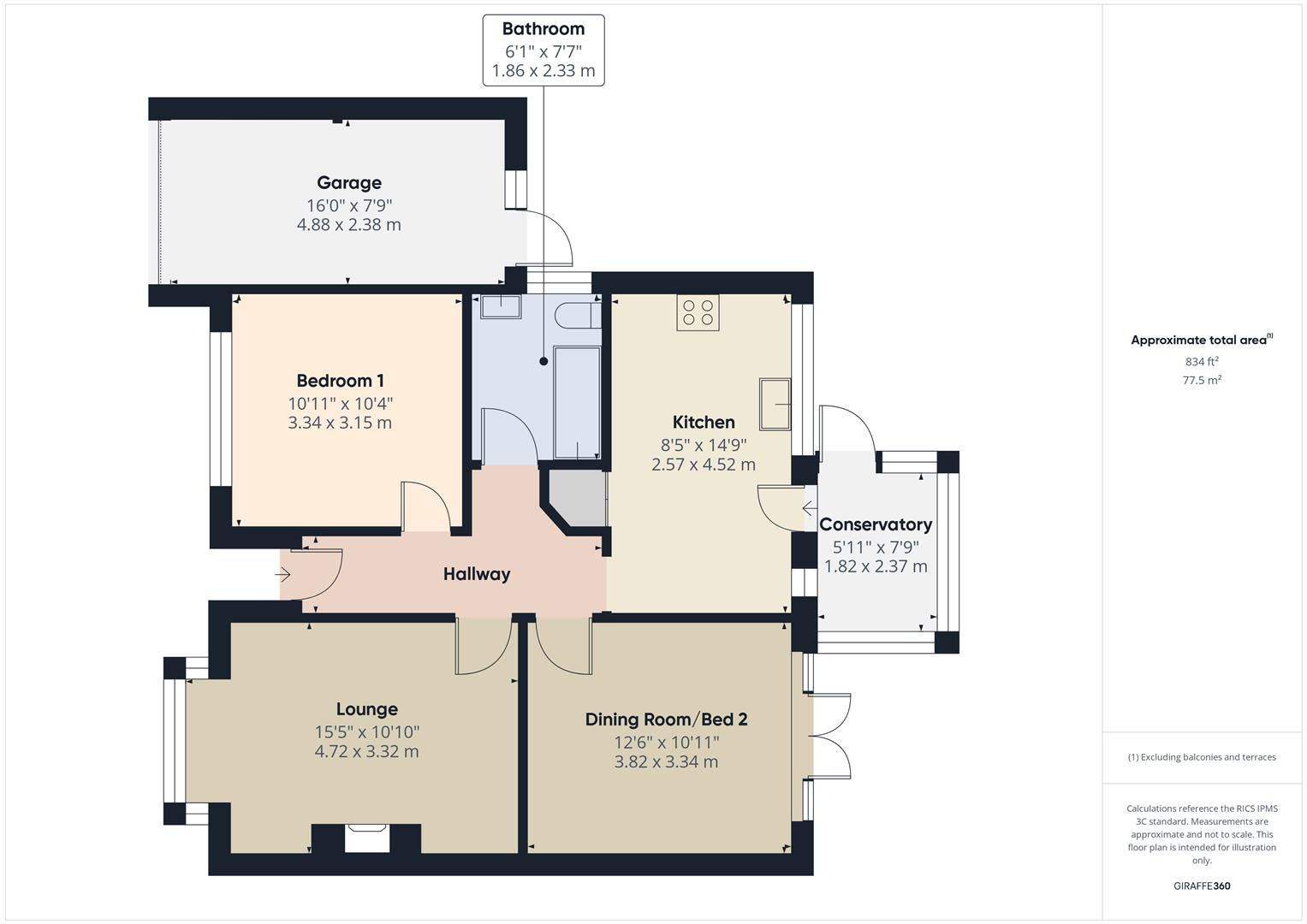 Floorplans For Comber Road, Kinver
