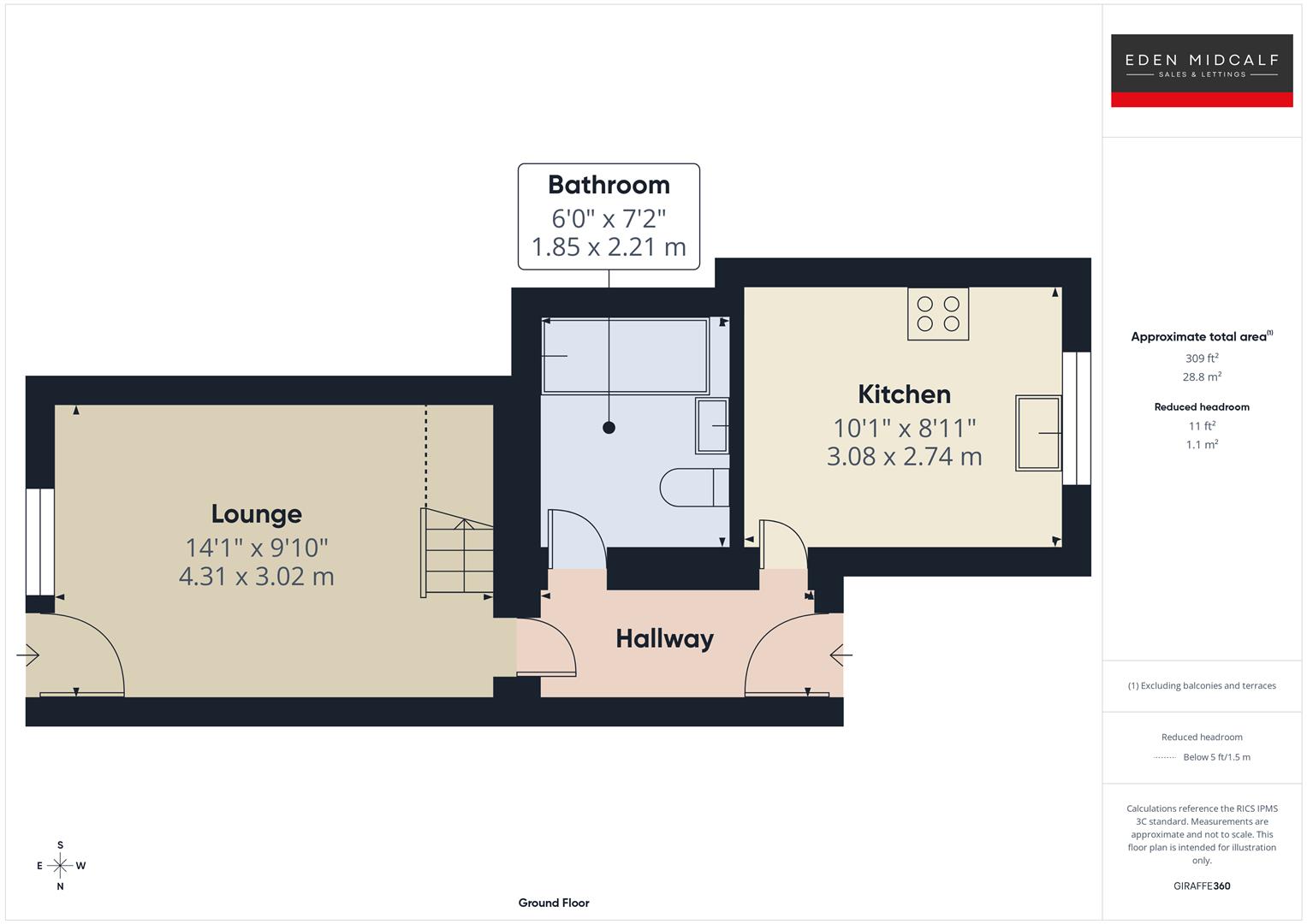 Floorplans For High Street, Kinver, Stourbridge