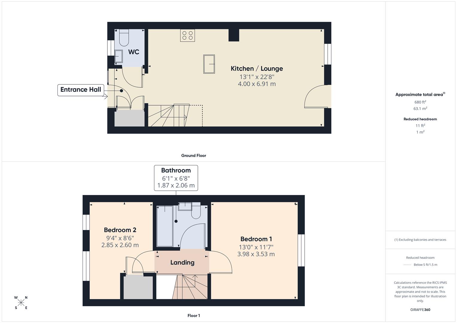 Floorplans For Field Sidings Way, Kingswinford