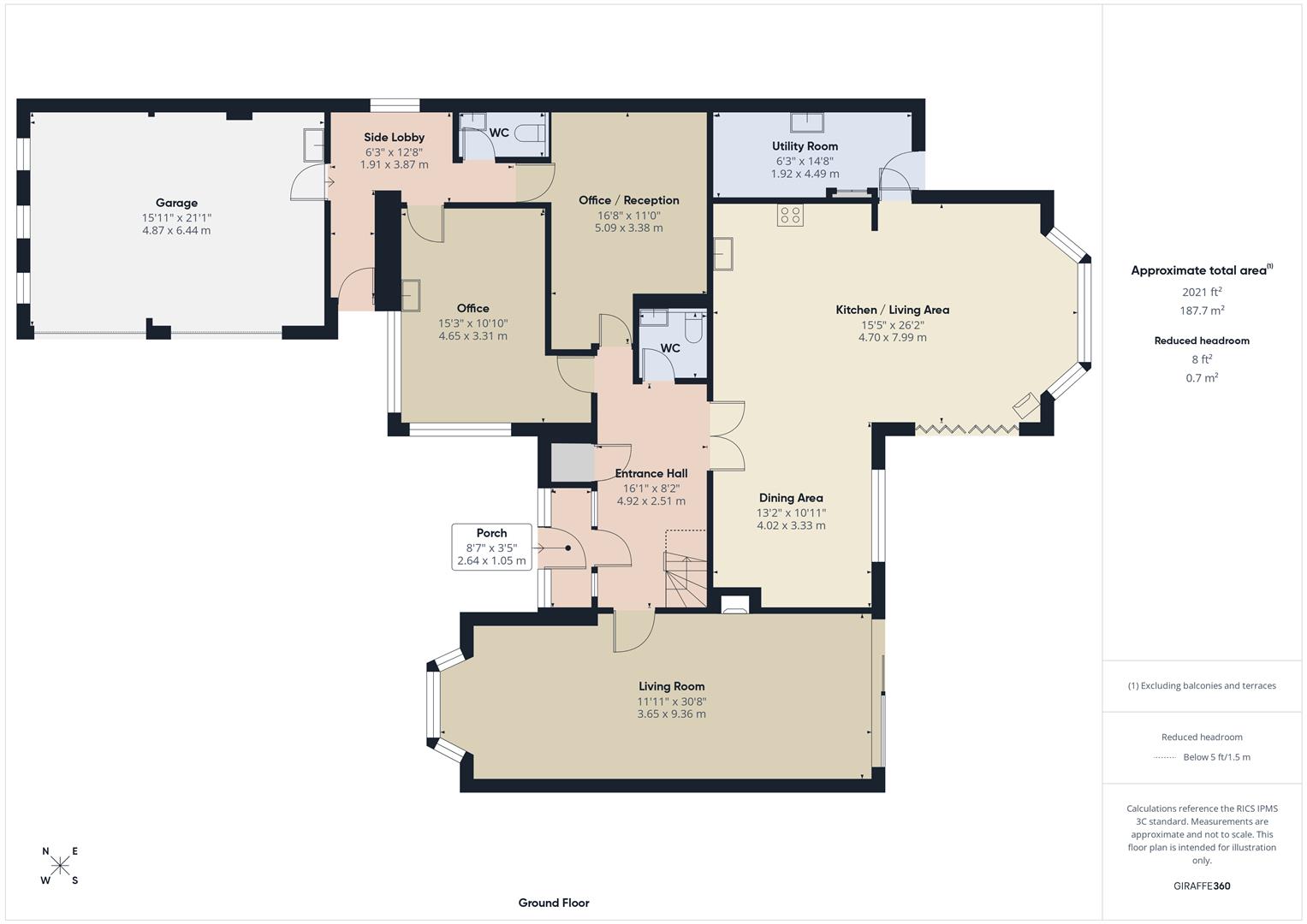 Floorplans For Dunsley Road, Kinver, Stourbridge