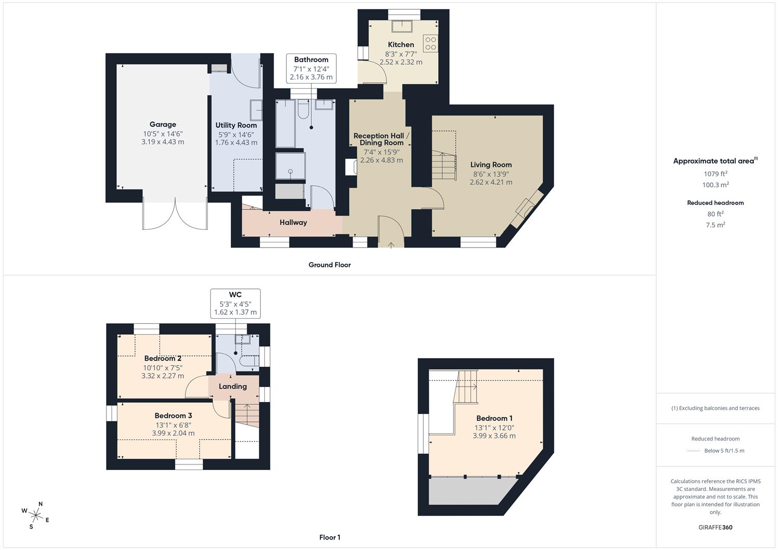 Floorplans For Cleobury Road, Bewdley, Worcestershire