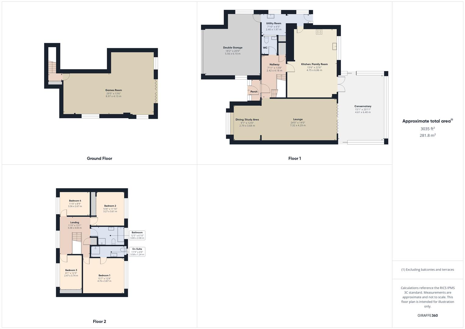 Floorplans For Hampton Grove, Kinver, Stourbridge