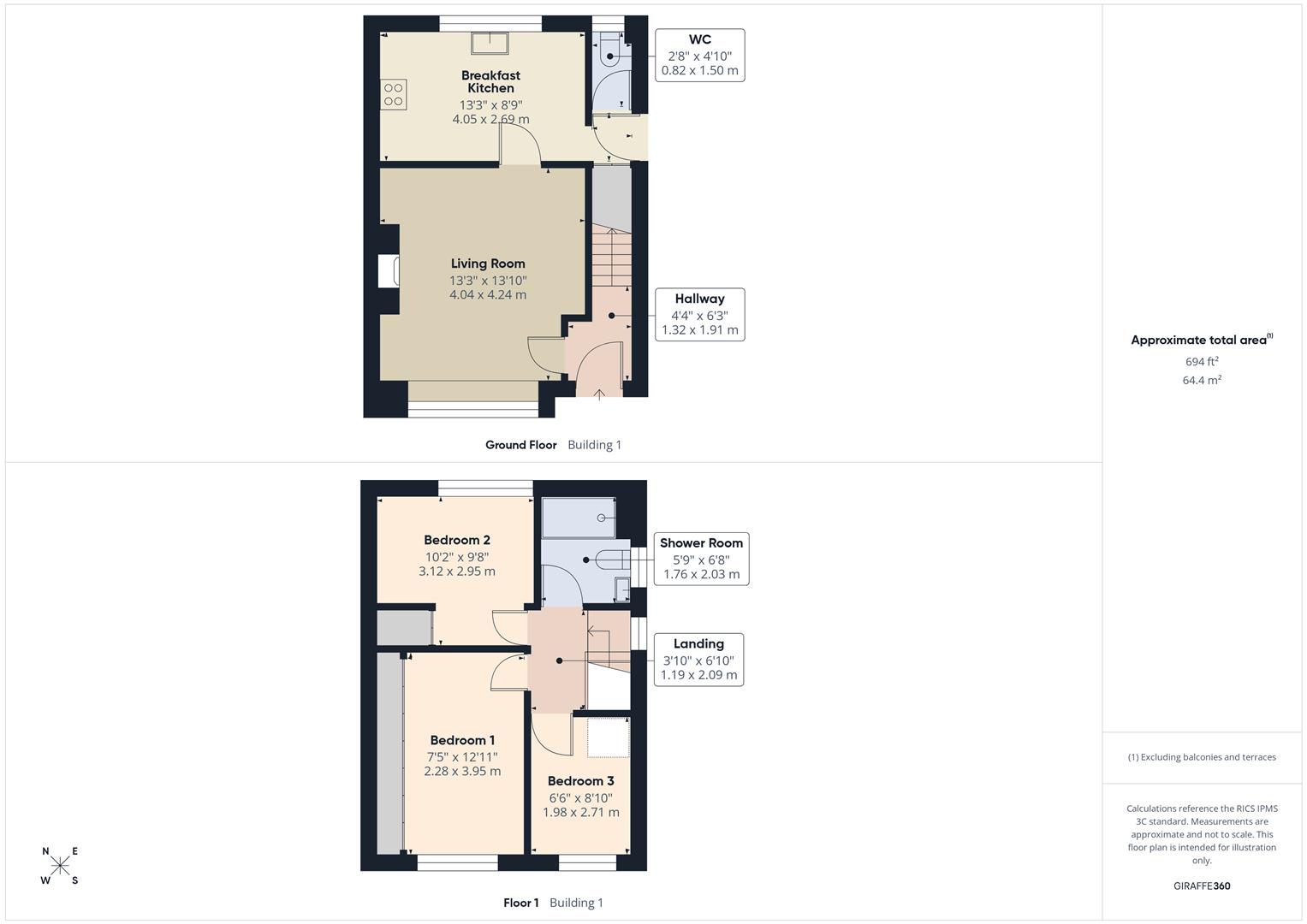 Floorplans For Richmond Road, Bewdley