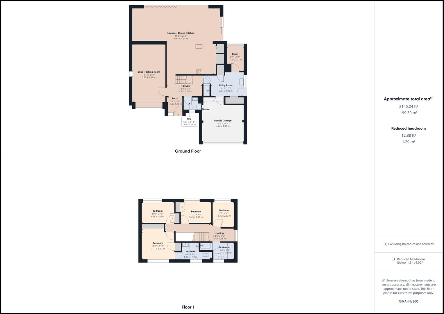 Floorplans For Park Dingle, Bewdley