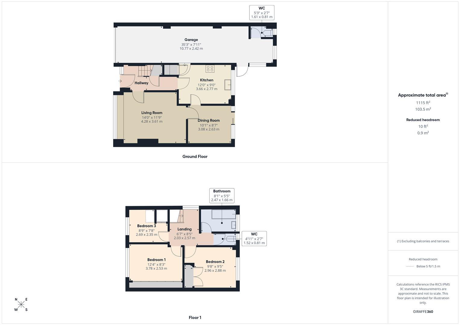 Floorplans For Meddins Lane, Kinver, Stourbridge