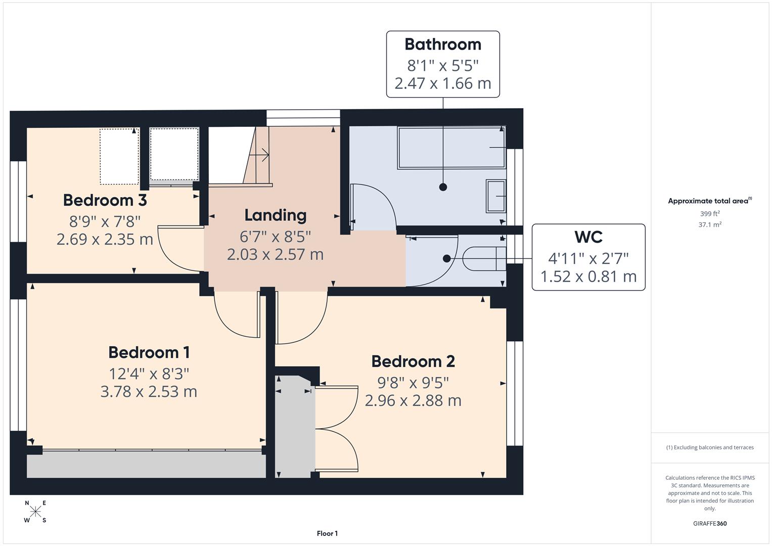 Floorplans For Meddins Lane, Kinver, Stourbridge