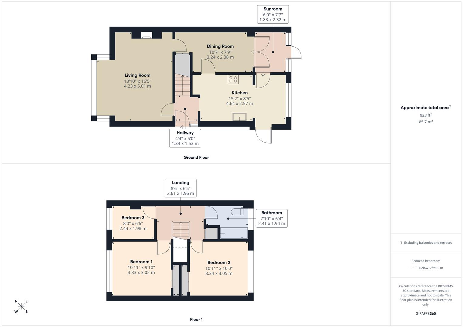 Floorplans For Coniston Way, Bewdley