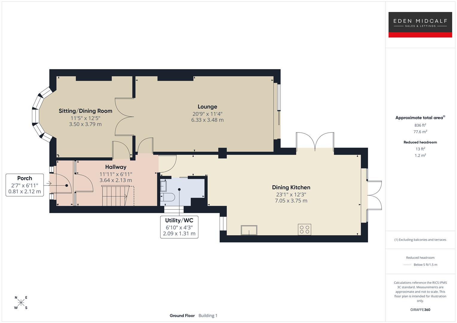 Floorplans For Meddins Lane, Kinver, Stourbridge