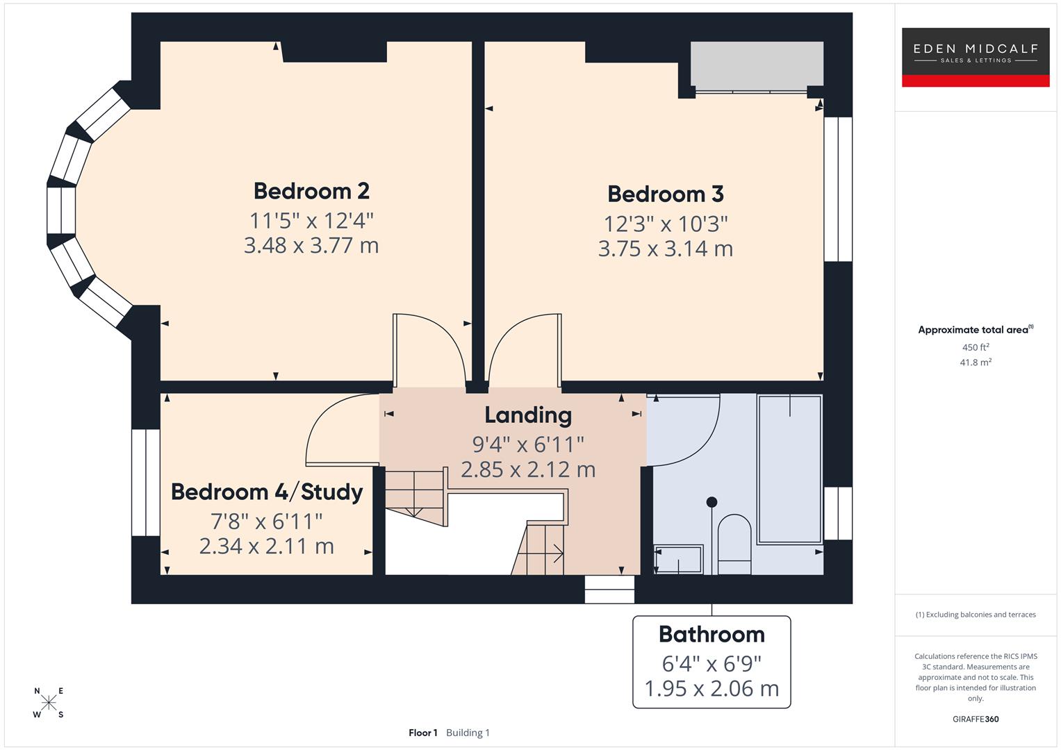 Floorplans For Meddins Lane, Kinver, Stourbridge