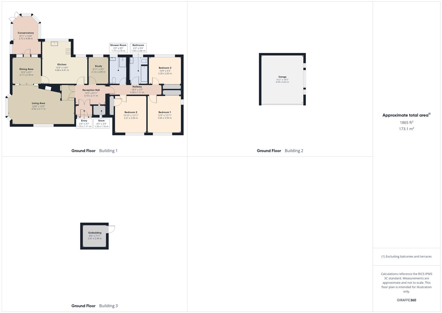 Floorplans For Brindley Brae, Kinver, Stourbridge