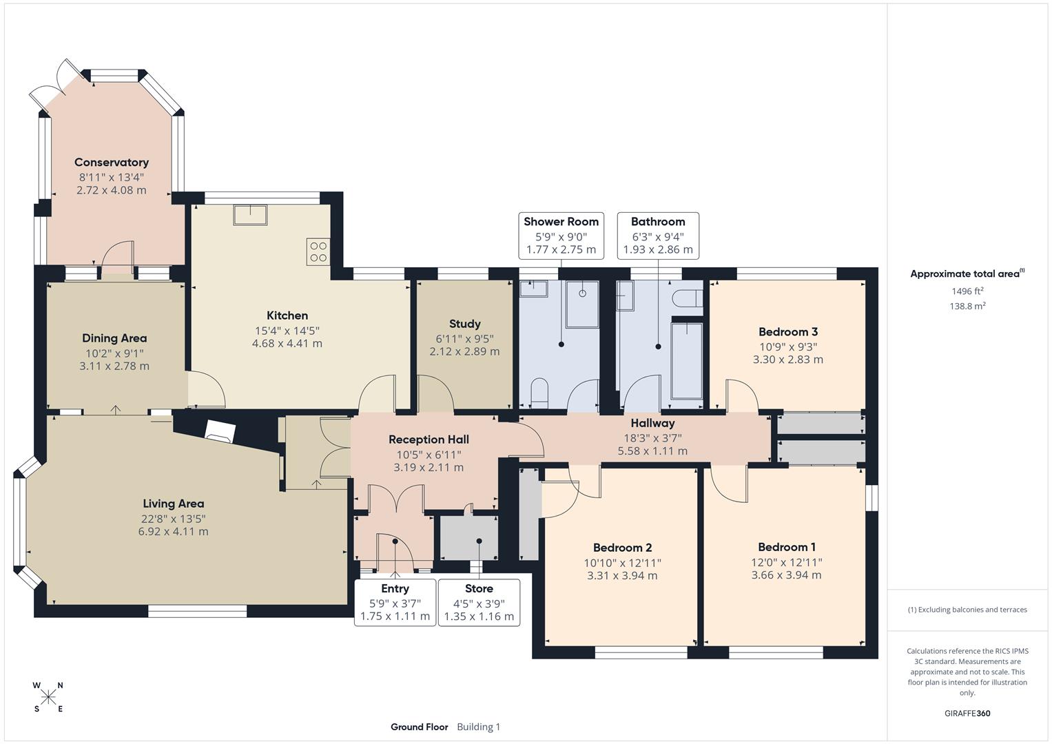 Floorplans For Brindley Brae, Kinver, Stourbridge