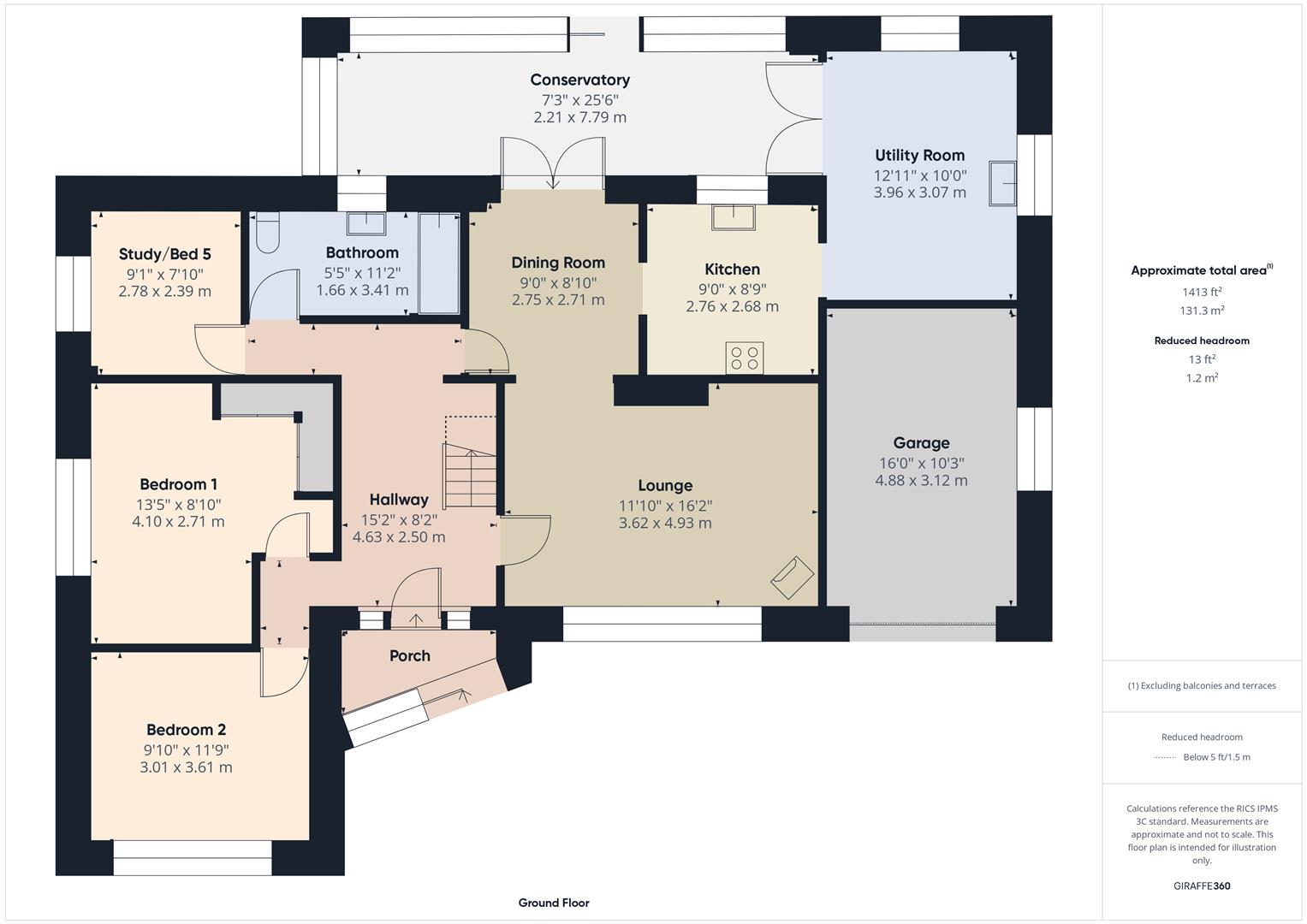 Floorplans For Bower Hill Drive, Stourport-On-Severn