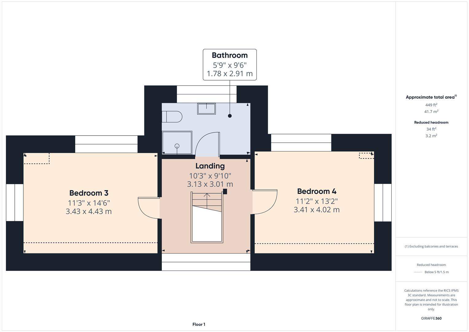 Floorplans For Bower Hill Drive, Stourport-On-Severn