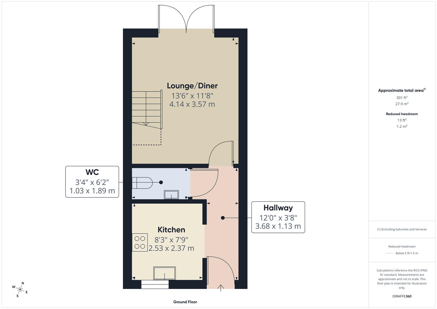 Floorplans For Clensmore Street, Kidderminster