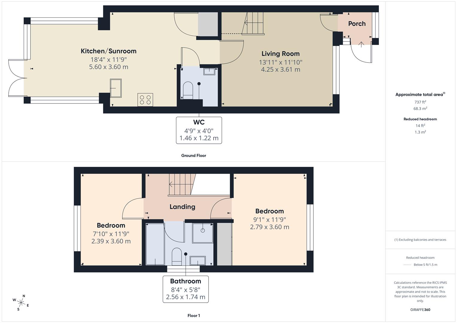 Floorplans For Jordens Walk, Bewdley