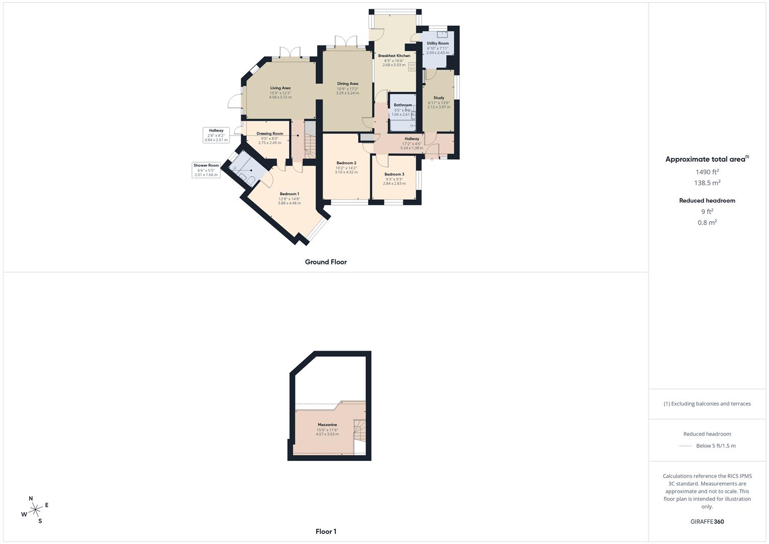 Floorplans For Orchard Rise, Bewdley