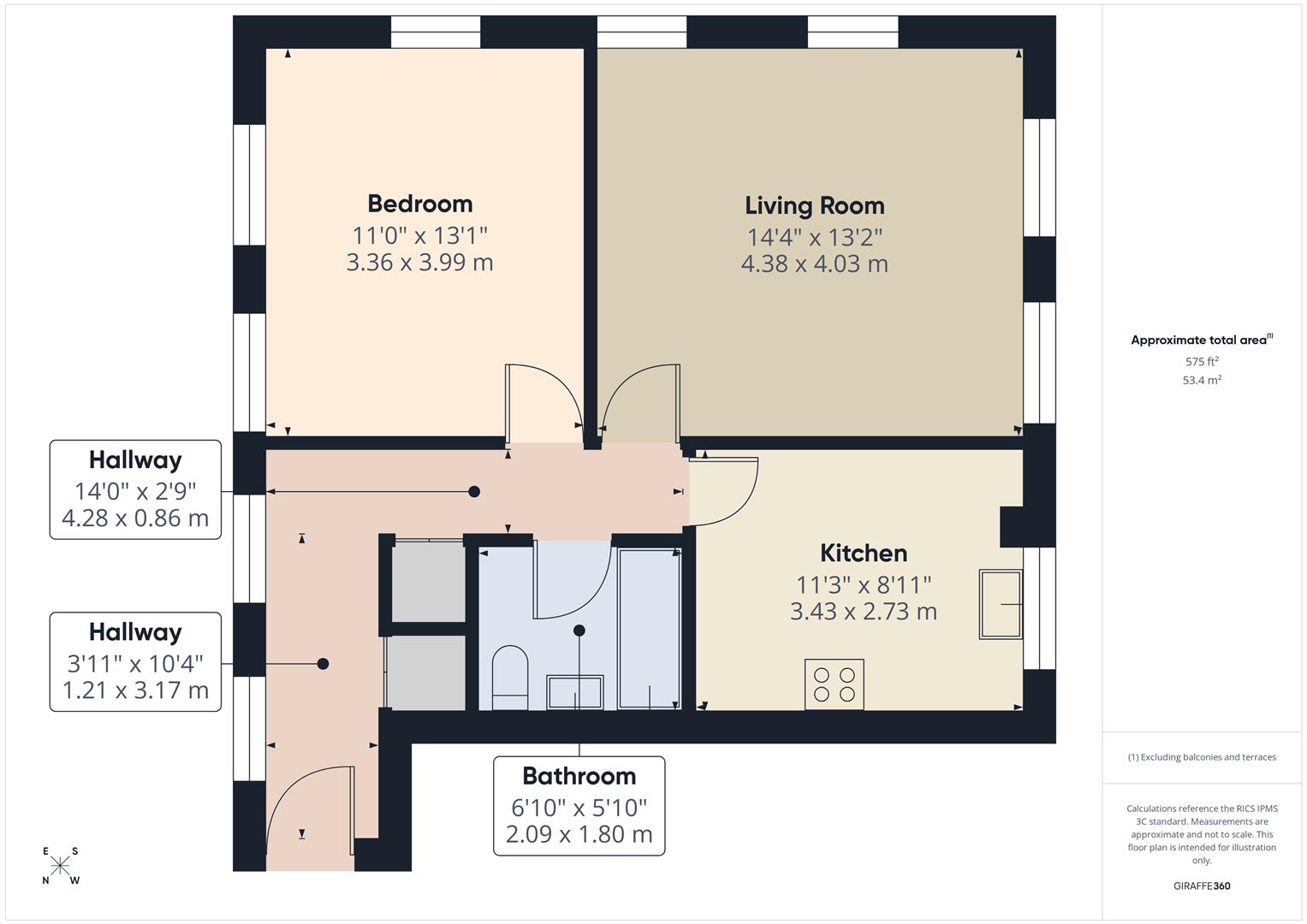 Floorplans For Flat 2, Furlong Court
