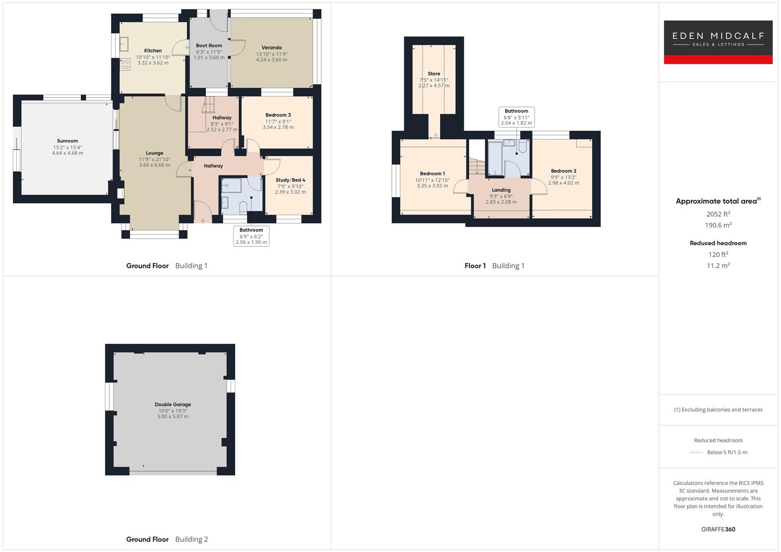 Floorplans For Kingsford Lane, Wolverley, Kidderminster