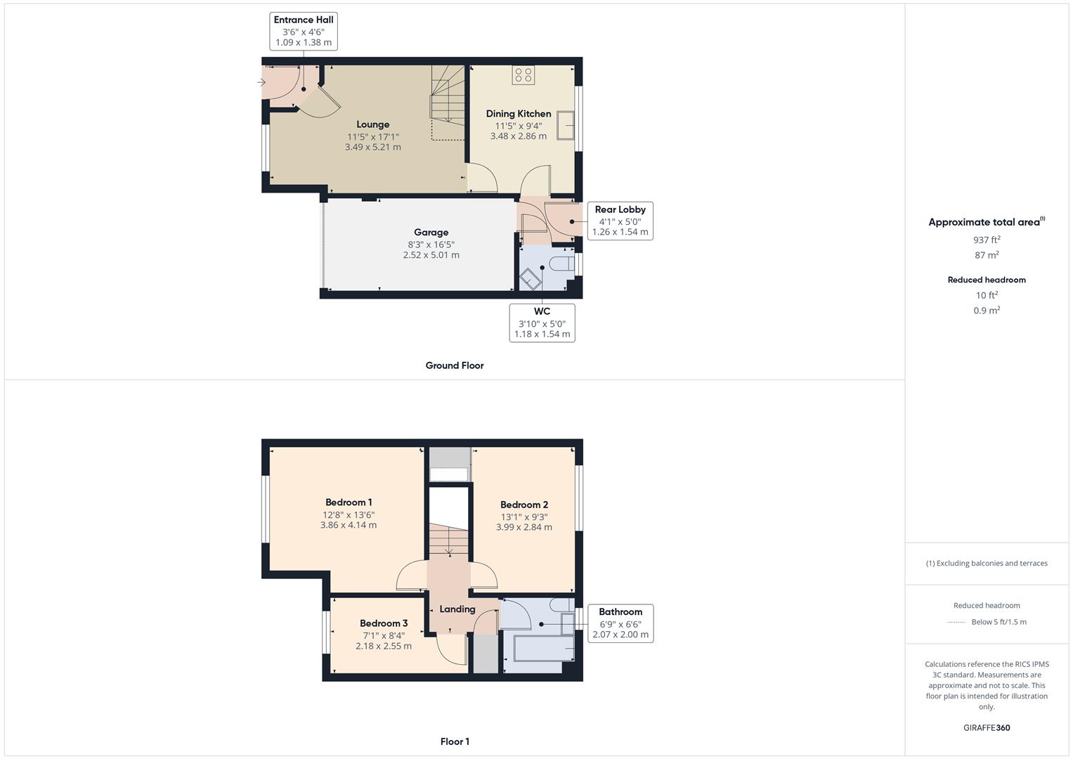 Floorplans For Warstone Meadows, Bewdley