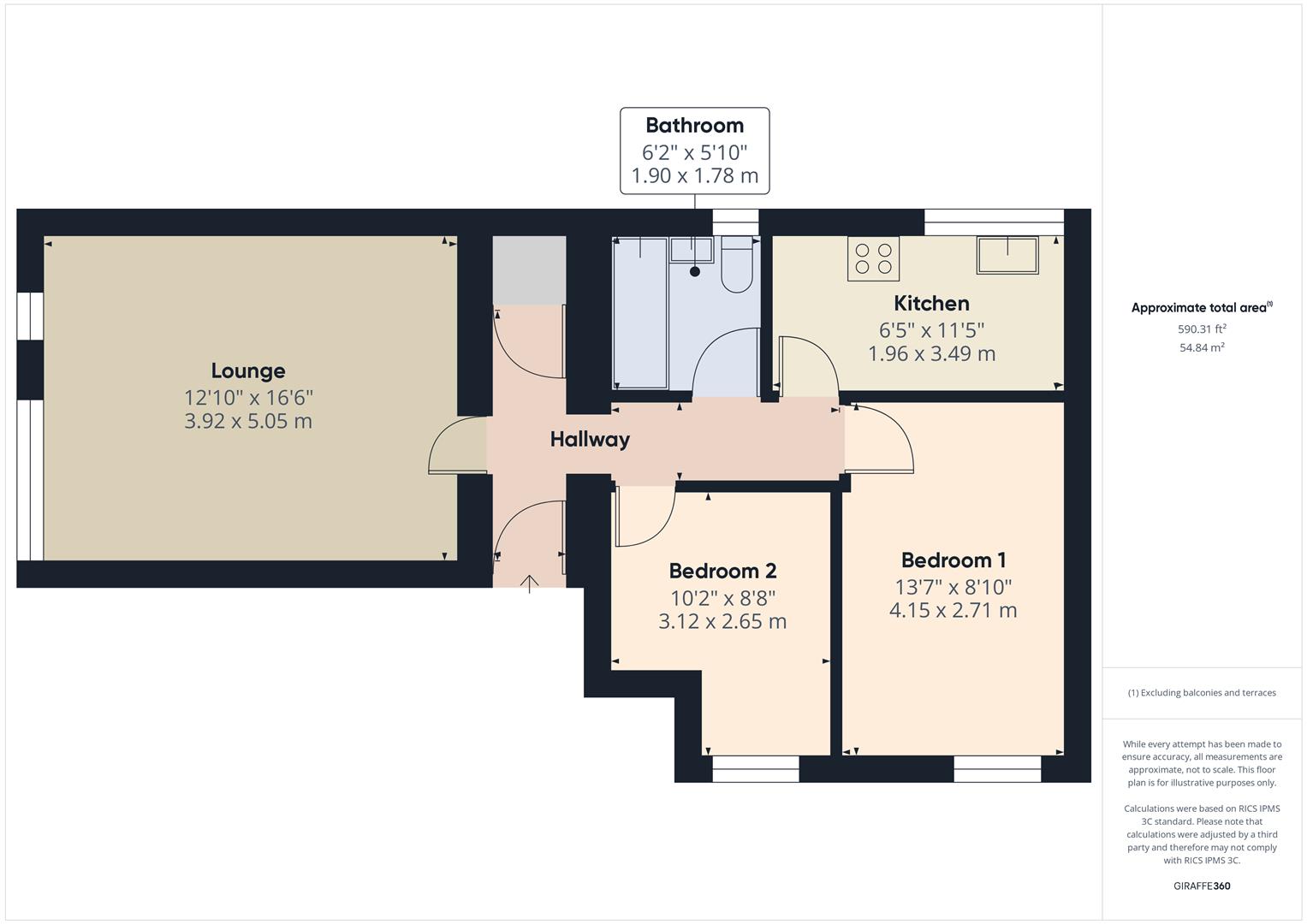 Floorplans For Severn Side South, Bewdley