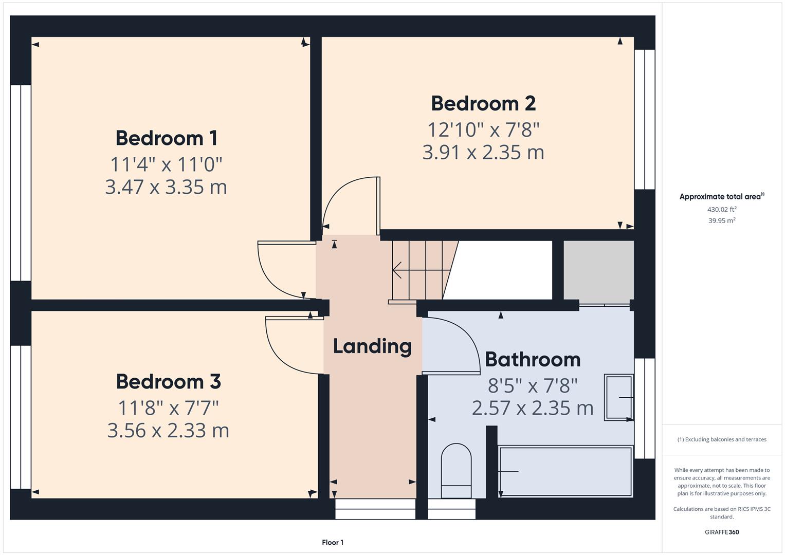 Floorplans For Compton Close, Kinver
