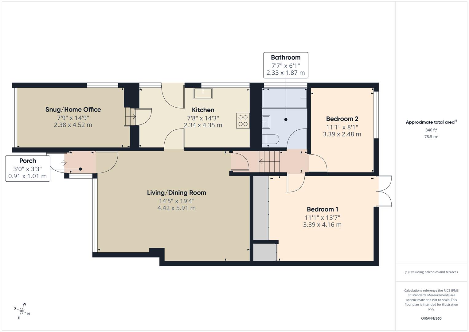 Floorplans For Forest Close, Bewdley