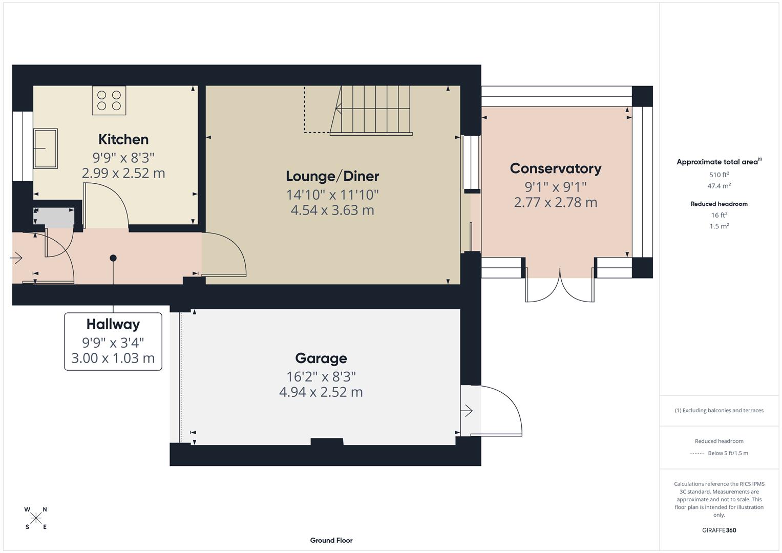 Floorplans For Hunts Rise, Bewdley