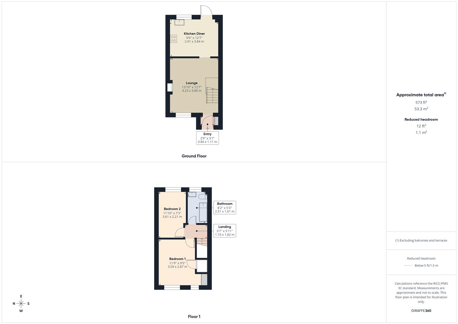 Floorplans For Redwood Road, Kinver, Stourbridge