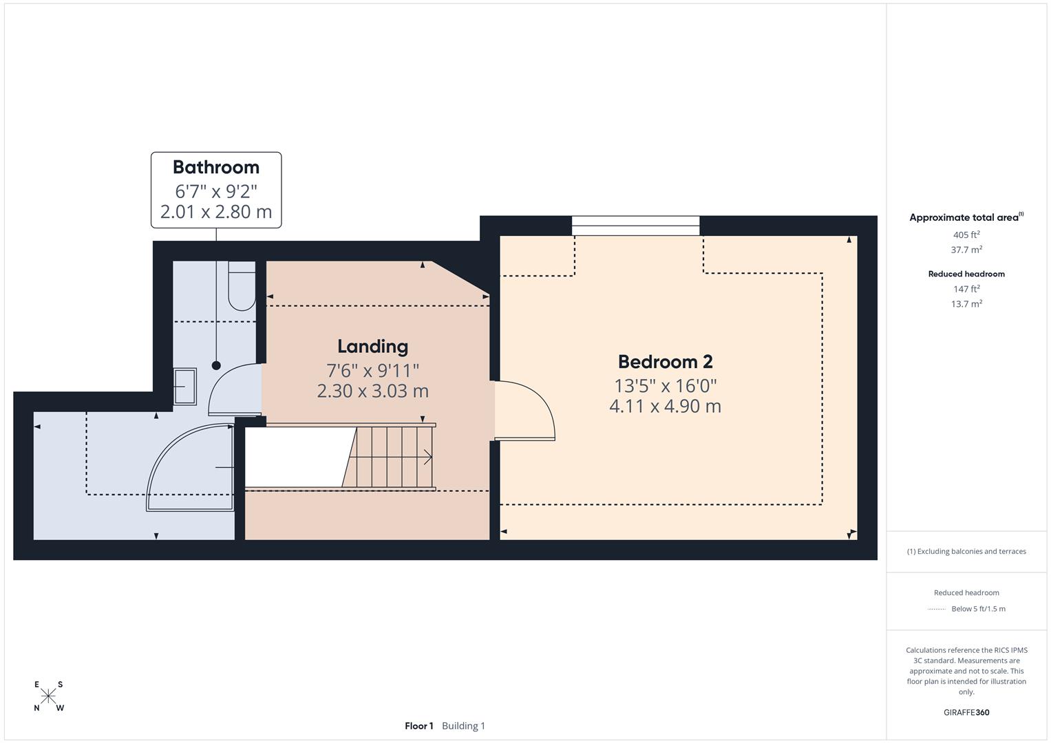 Floorplans For Little Hobro, Hobro Lane, Wolverley