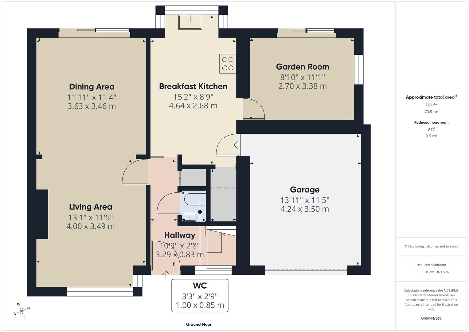 Floorplans For Horton Road, Kinver, Stourbridge