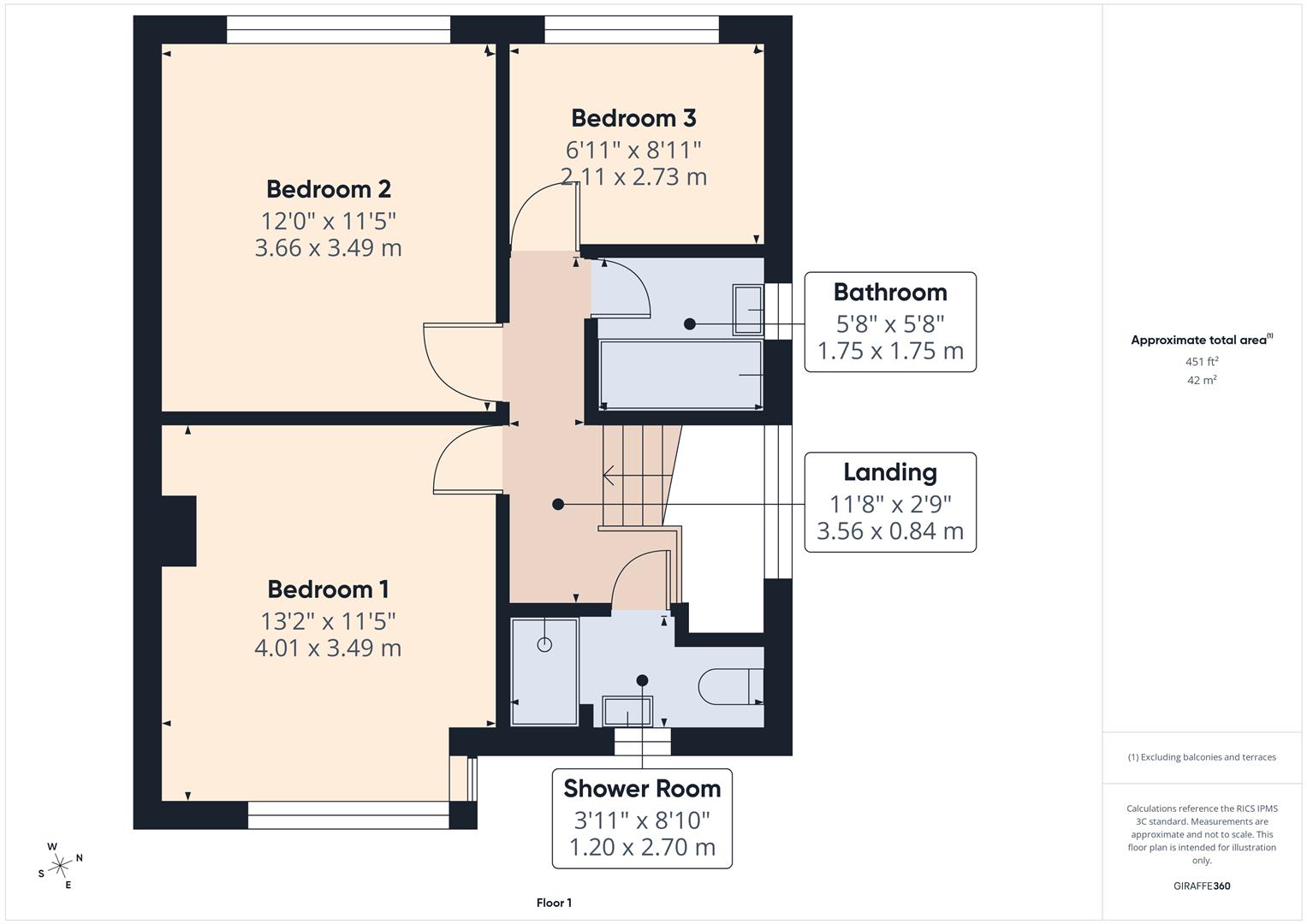 Floorplans For Horton Road, Kinver, Stourbridge