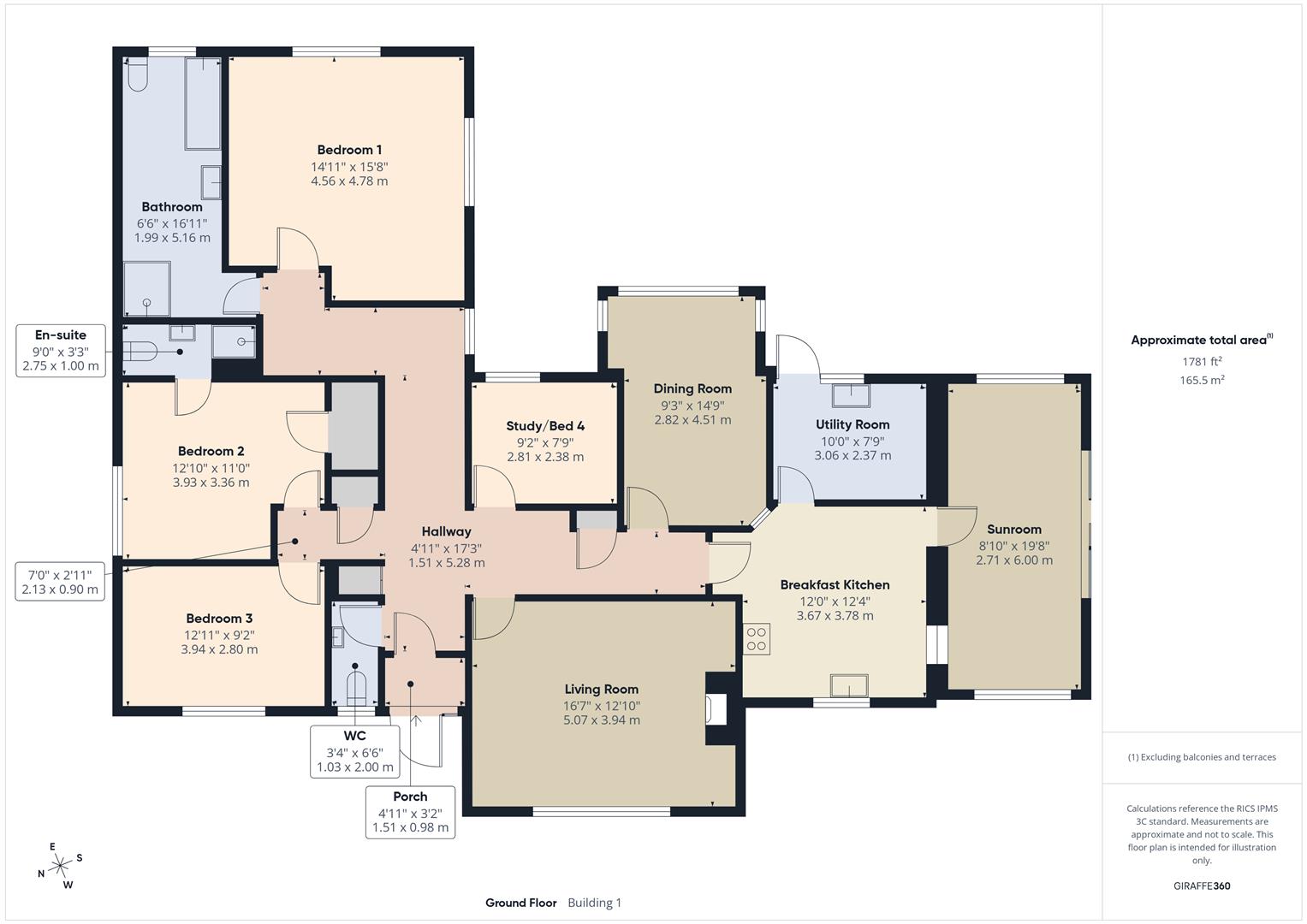 Floorplans For Quarry Road, Rock, Kidderminster