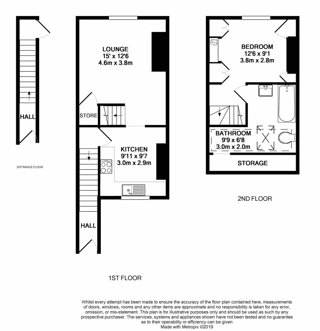 Floorplans For Hagley Road, Stourbridge