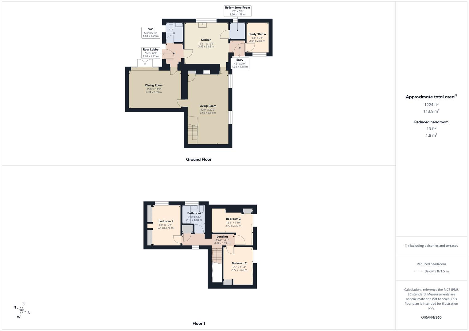 Floorplans For Oreton, Kidderminster