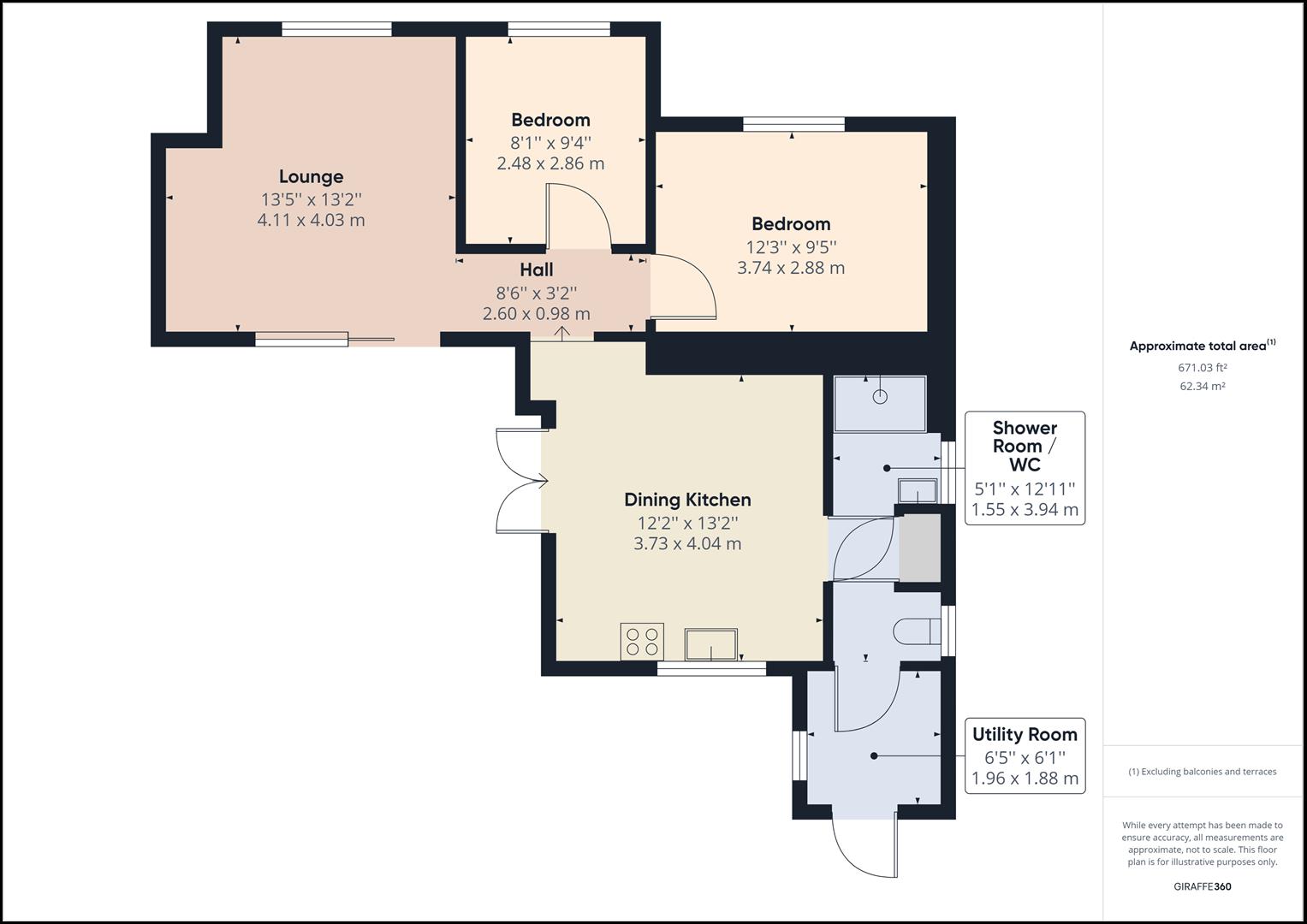 Floorplans For Severn Meadow Northwood Lane, Bewdley