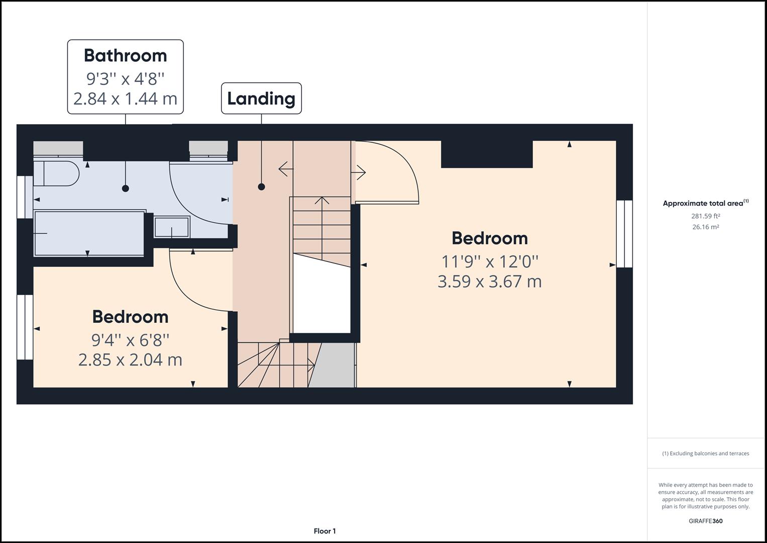 Floorplans For Kidderminster Road, Bewdley