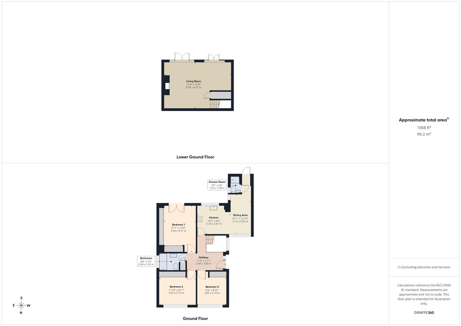 Floorplans For Holly Close, Kinver, Stourbridge