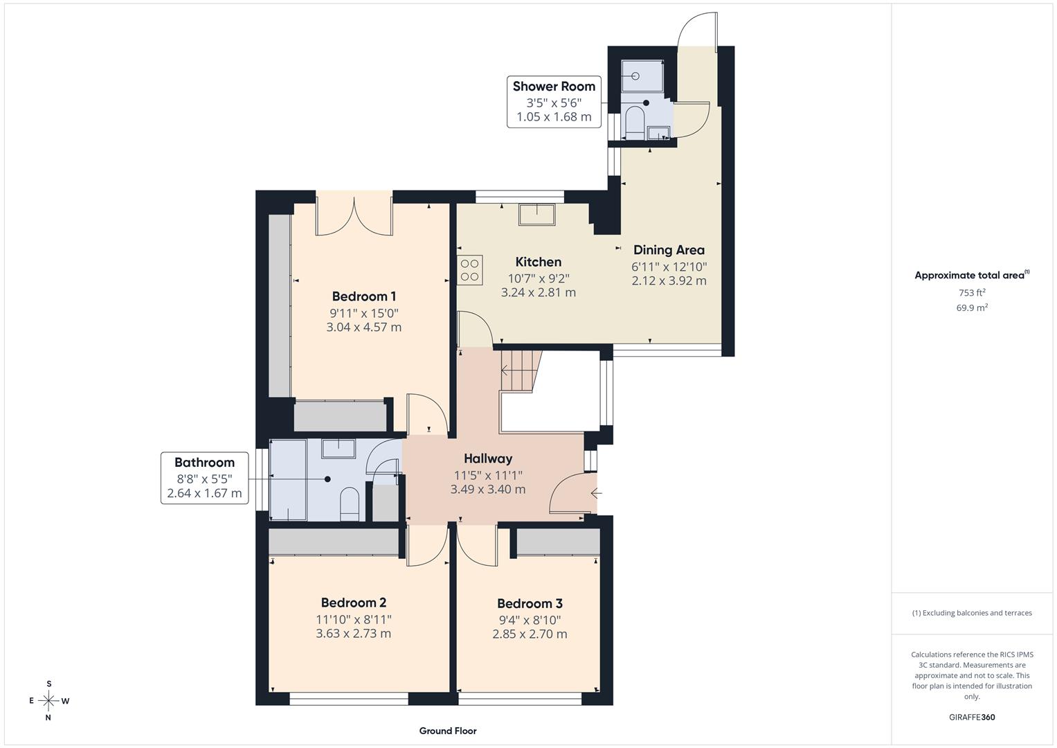 Floorplans For Holly Close, Kinver, Stourbridge