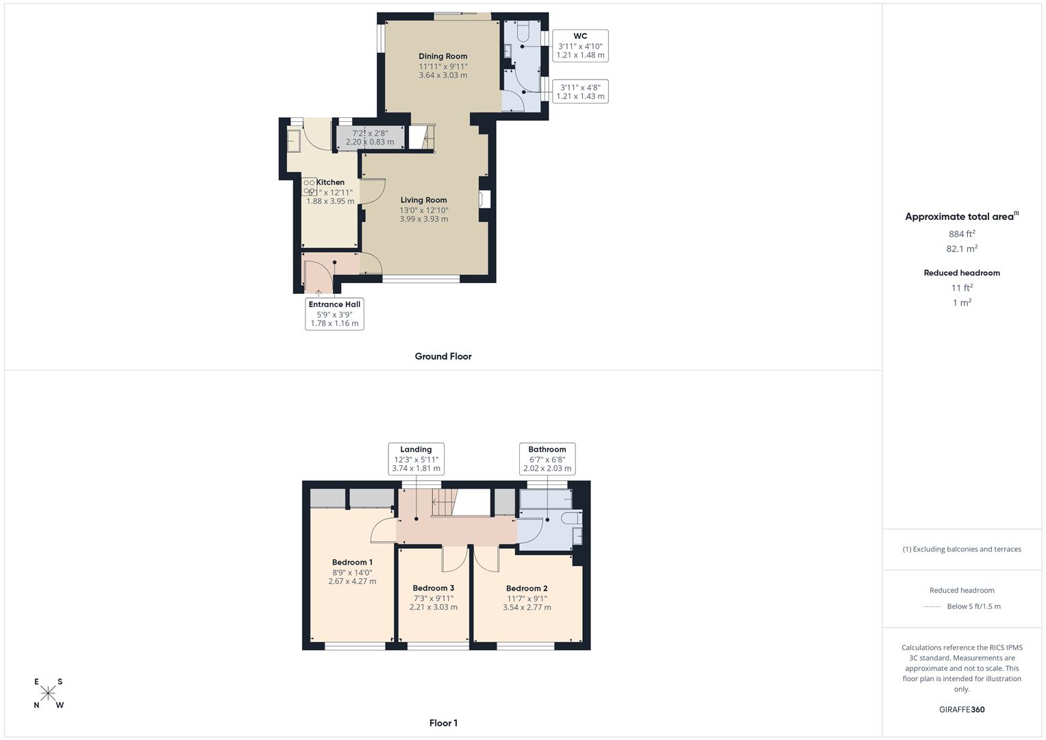 Floorplans For Coniston Way, Bewdley