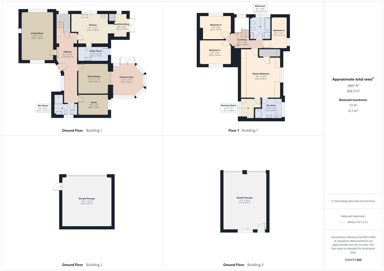 Floorplans For Trimpley, Bewdley
