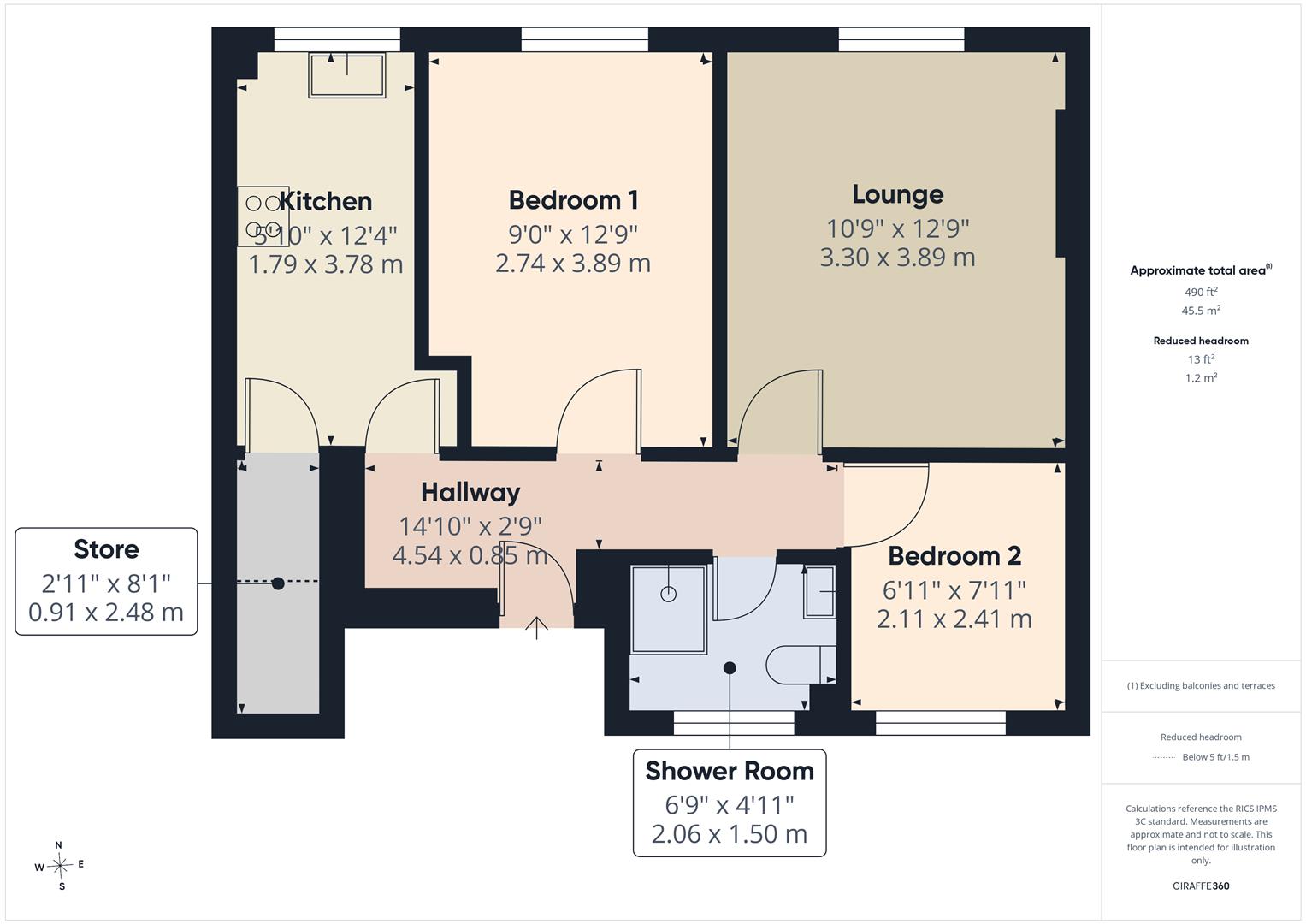 Floorplans For Lodge Close, Bewdley
