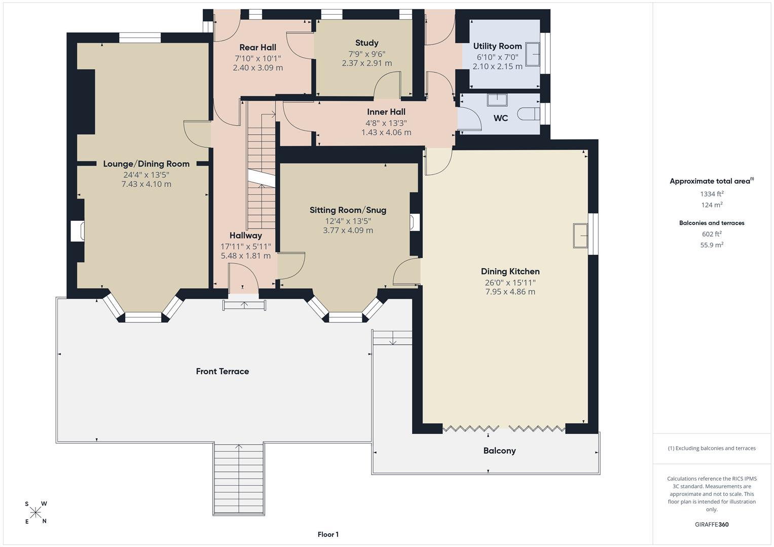 Floorplans For Comber Road, Kinver, Stourbridge