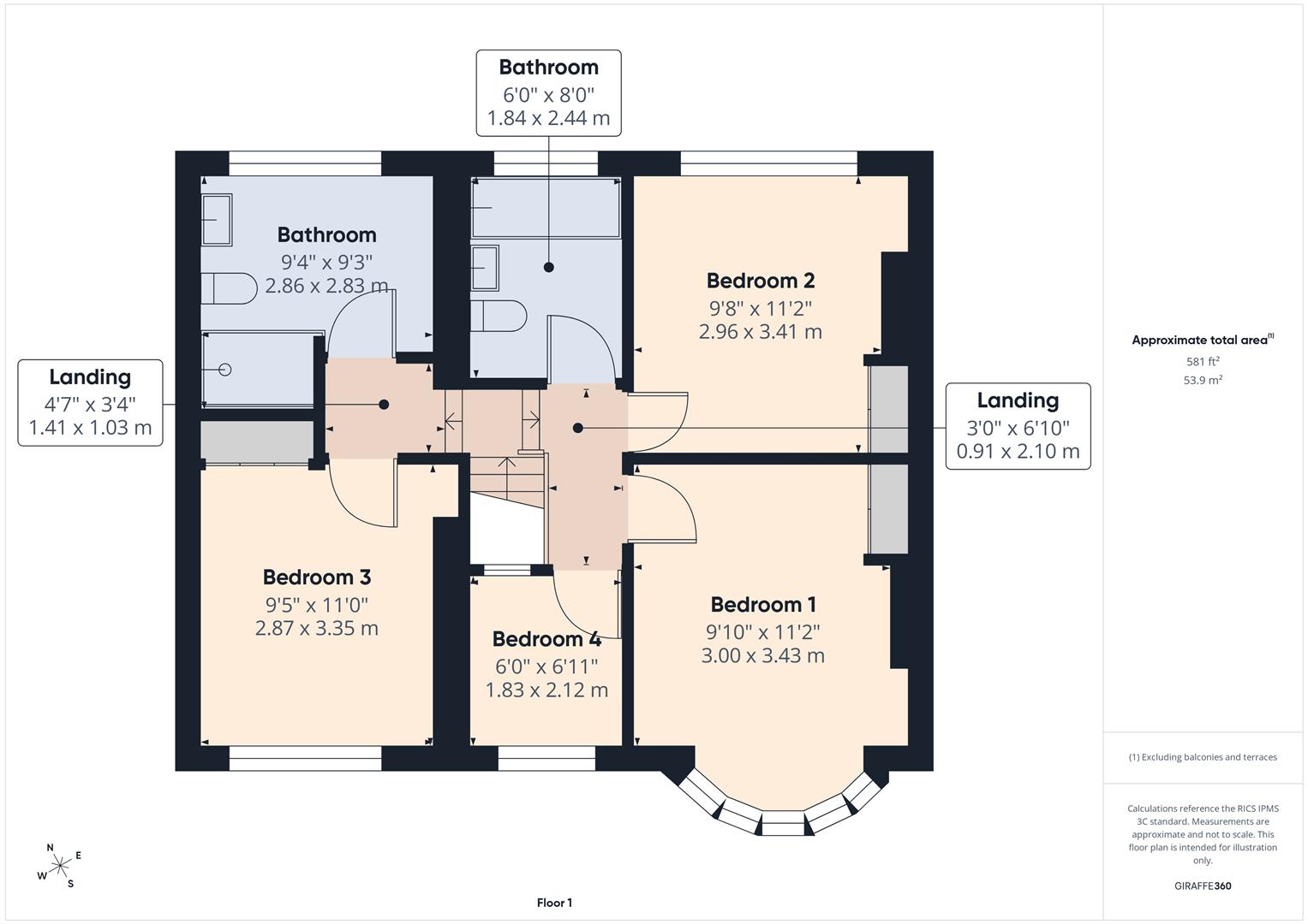 Floorplans For Baldwin Road, Kidderminster