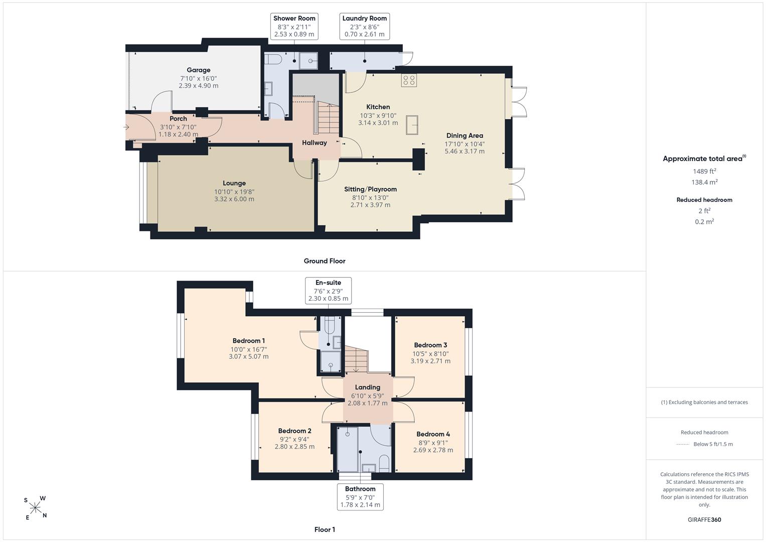 Floorplans For Comber Road, Kinver, Stourbridge