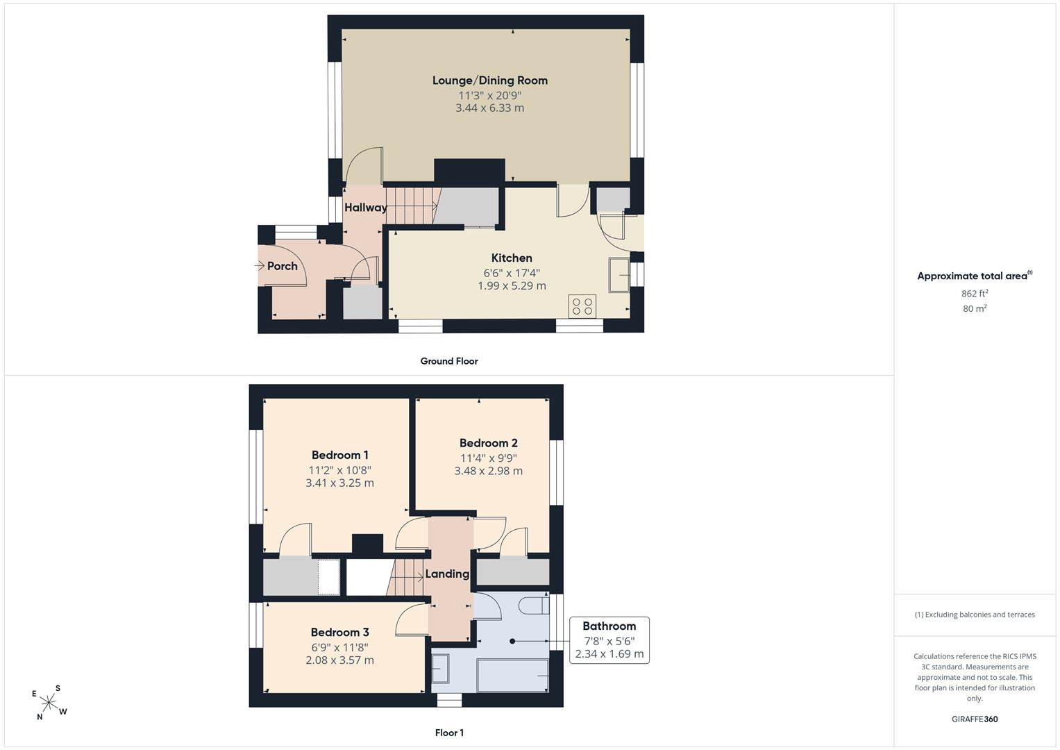 Floorplans For Hillboro Rise, Kinver, Stourbridge