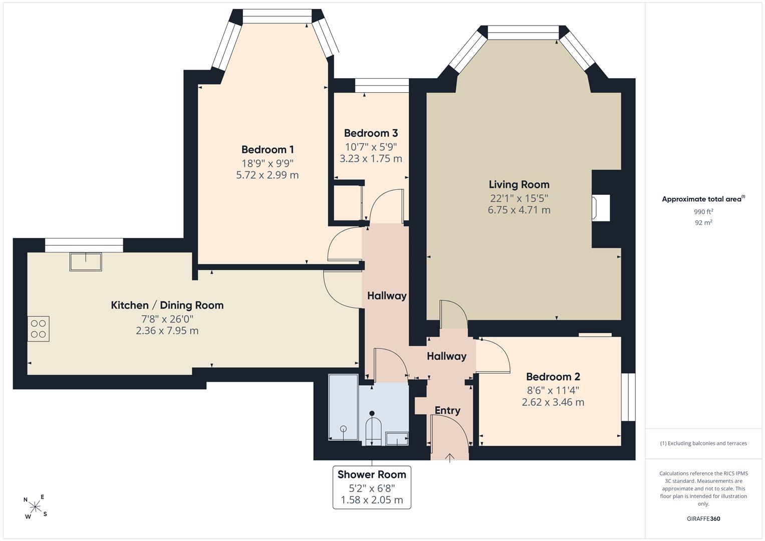 Floorplans For High Street, Bewdley