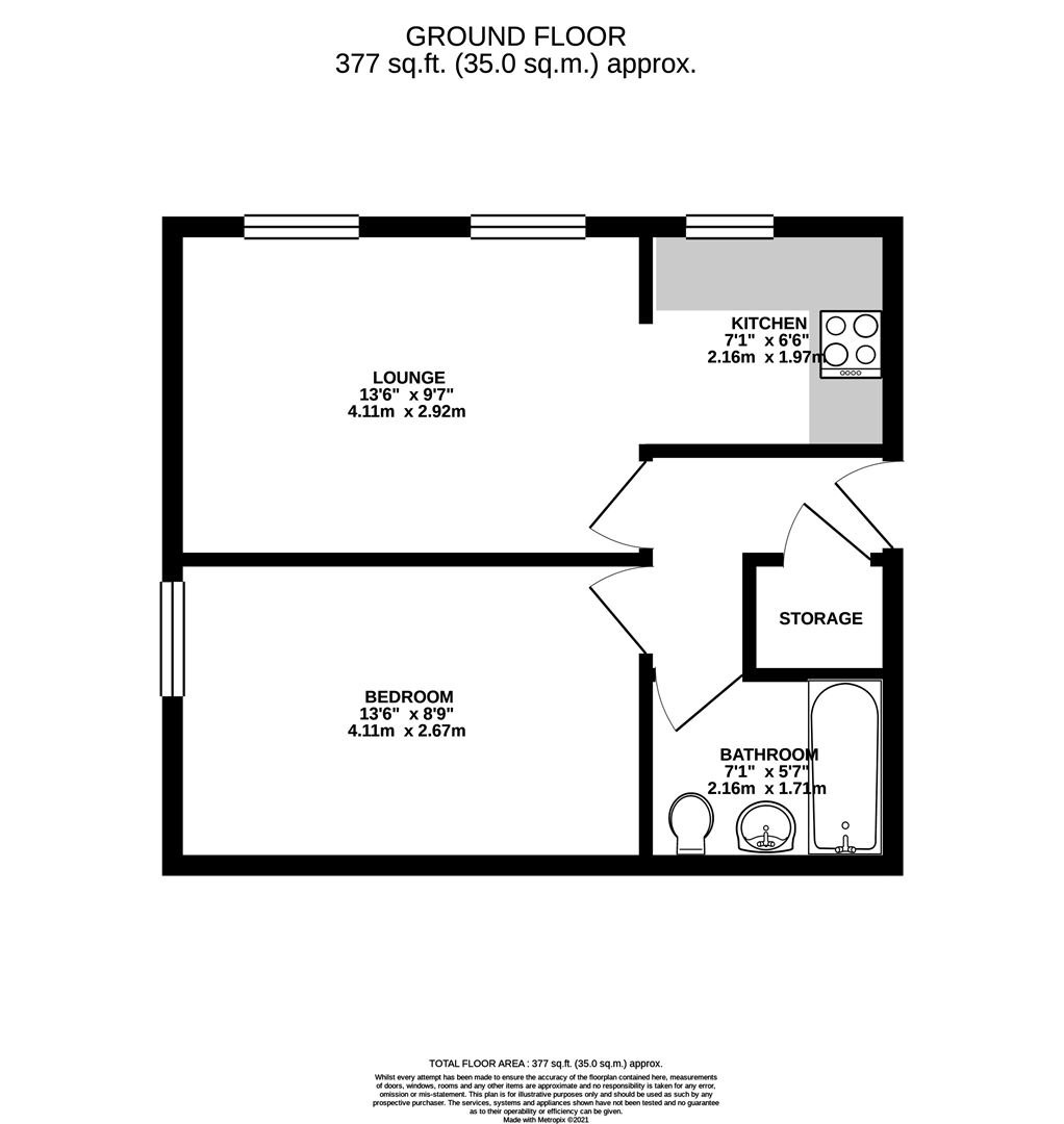 Floorplans For Flat 7, Furlong Court